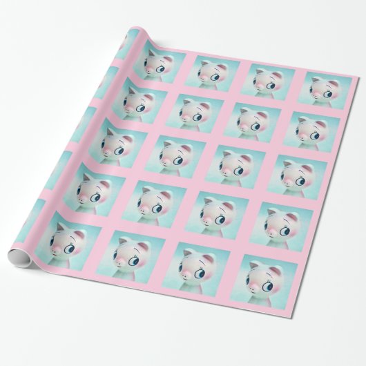 Pig Cadeaupapier (Uitgerold)