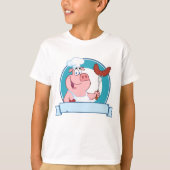 Pig Chef Boys T-Shirt (Voorkant)
