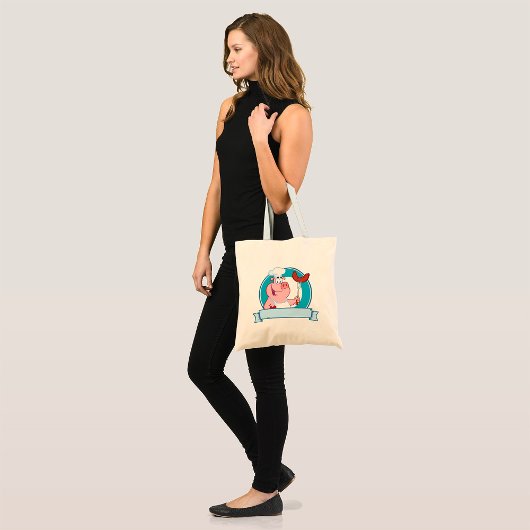 Pig Chef-Canvas tas