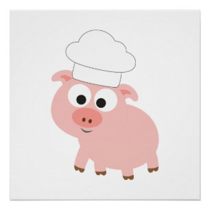 Pig Chef Perfect Poster