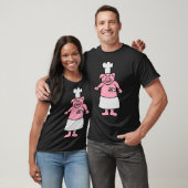 Pig Chef-verjaardagsjongen aaa T-shirt (Unisex)