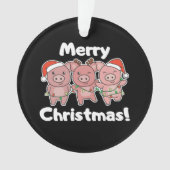 Pig Christmas Cute Pigs Merry Christmas (devant)