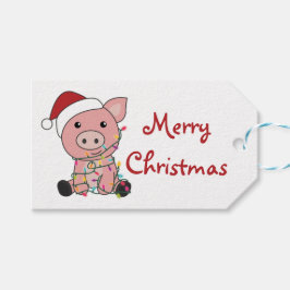 Pig Christmas Snow Winter Animals Pigs Trucker Hat Cadeaulabel