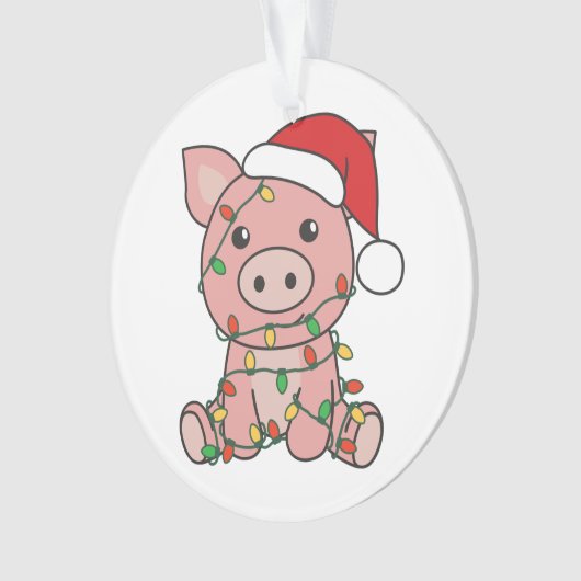 Pig Christmas Winter Animals (devant)