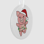 Pig Christmas Winter Animals (devant)
