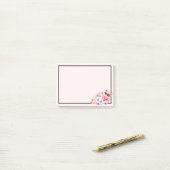 Pig cool dans les lunettes de soleil Notes post-it (Sur un bureau)