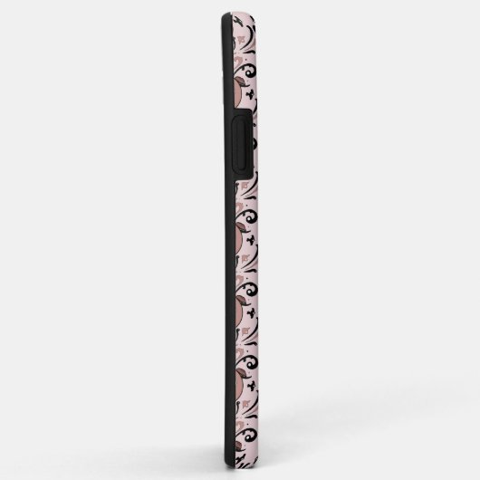 Pig Damask Patroon Case-Mate iPhone Case (Achterkant/rechts)