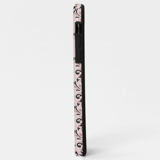 Pig Damask Patroon Case-Mate iPhone Case (Achterkant/links)