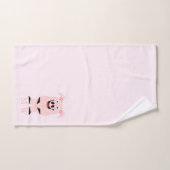 Pig Design Monogrammed Bad Handdoek (Handdoek)