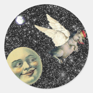 Pig Dreams Ronde Sticker