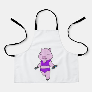 Pig Fitness Dumbbell Schort