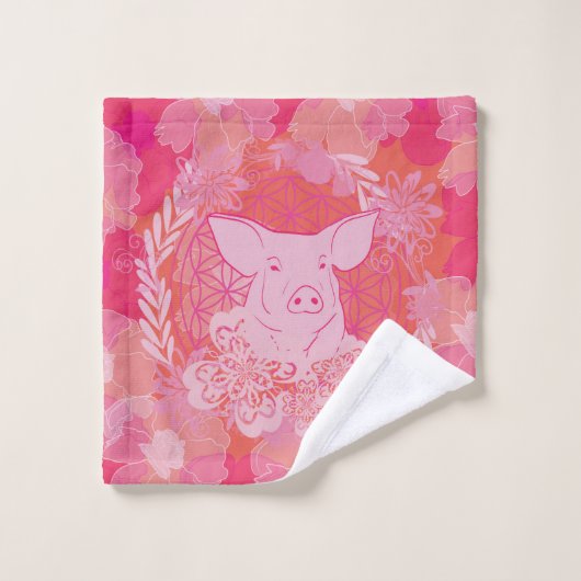 PiG Flower of life (Gant de toilette)