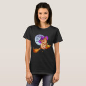 Pig Halloween Pumpkin Witch Pet T-shirt (Voorkant volledig)