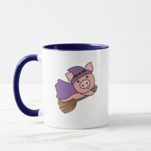 Pig Halloween Witch Kinder Witches Costume Mok