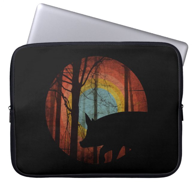 PIG IN DE BOSSEN BOSSEN LAPTOP SLEEVE (Voorkant)