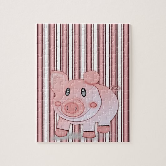 Pig Jigzaag Puzzle Legpuzzel (Verticaal)