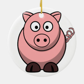 Pig-kerstversiering Keramisch Ornament