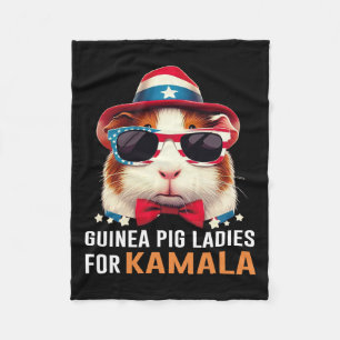 Pig Ladies voor Kamala Funny Cat 2024 President Ka Fleece Deken