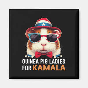 Pig Ladies voor Kamala Funny Cat 2024 President Ka Magneet