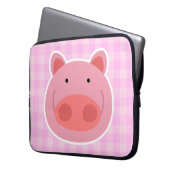 Pig Laptop Sleeve (Voorkant Links)