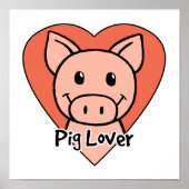 Pig Lover Poster (Voorkant)