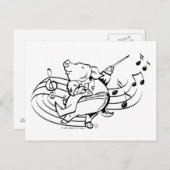 Pig Maestro Briefkaart (Voorkant / Achterkant)