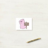 Pig May Bite Post-It Notes (Sur un bureau)