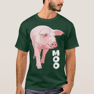 Pig Moo Funny Koe4590 T-shirt