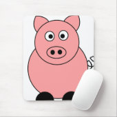 Pig Mousepad Muismat (Met muis)
