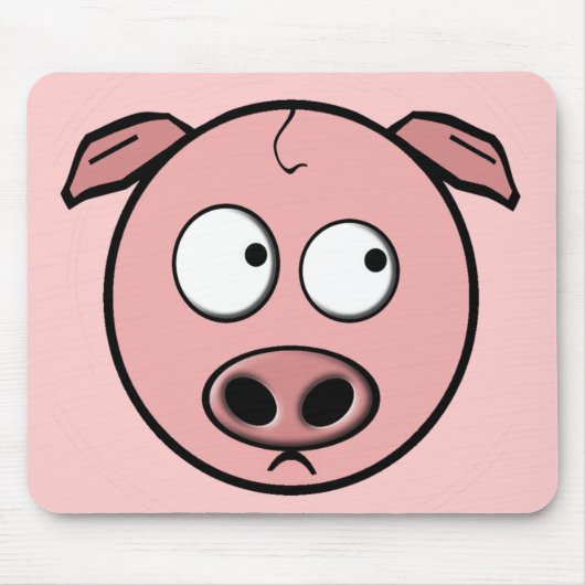Pig Mousepad Muismat (Voorkant)