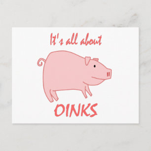 Pig Oinks Briefkaart