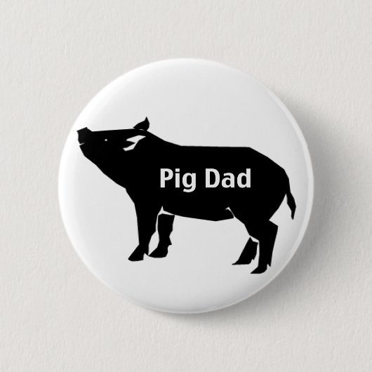 Pig Pap Ronde Button 5,7 Cm (Voorkant)