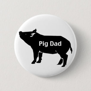 Pig Pap Ronde Button 5,7 Cm