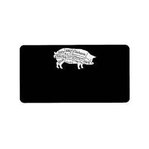 Pig Parts Food BBQ Pinoy Adobo Lovers Gift Etiket