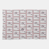 Pig Pattern Kitchen Towel Theedoek (Horizontaal)