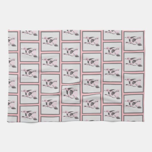 Pig Pattern Kitchen Towel Theedoek (Horizontaal)