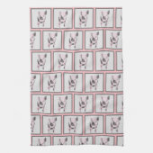 Pig Pattern Kitchen Towel Theedoek (Verticaal)