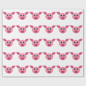 PIG PATTERN KUILEN CADEAUPAPIER (Vlak)