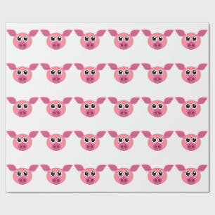 PIG PATTERN KUILEN CADEAUPAPIER