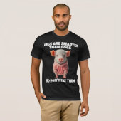 PIG PIGS PLUS INTELLIGENT QUE CHIENS T-SHIRTS VEGA (Devant entier)