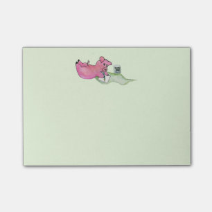 Pig Pin, Pig schrijft Post-it Nota's Post-it® Notes