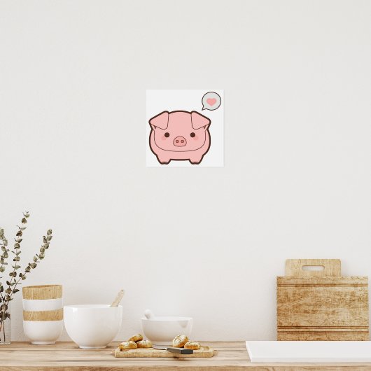 PIG POSTER (Keuken)