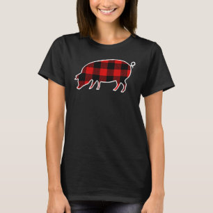 Pig Red Buffalo Pset Boar Pork Matching Pj Family T-shirt