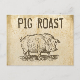 Pig Roast Briefkaart