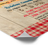 Pig Roast Fundraiser Event sjabloon Poster (Hoek)