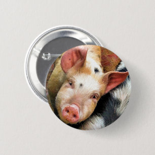 PIG RONDE BUTTON 5,7 CM