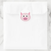 Pig Ronde Sticker (Tas)