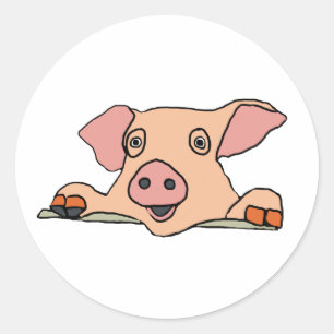 Pig Ronde Sticker