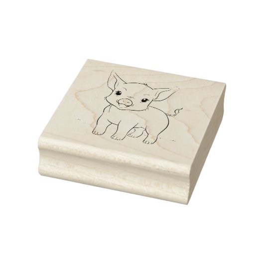 Pig Rubberstempel (Stempel)