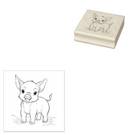 Pig Rubberstempel